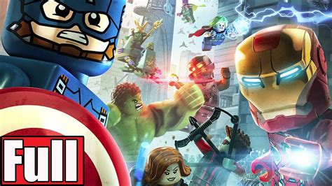 lego marvels avengers age  ultron full game walkthrough youtube
