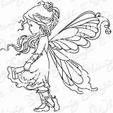 Stamps Coloring Whimsy Pages Fairy Choose Board sketch template