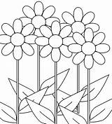 Daisy Coloring Pages Petal Getcolorings Printable sketch template