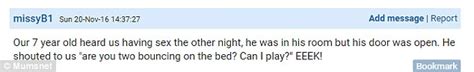 Mumsnet Users Share Their Very Embarrassing Bedroom Tales Daily Mail