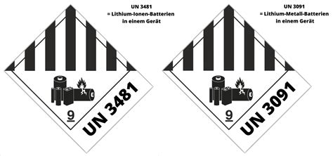 akkus und batterien welche gefahrgut vorschriften gelten beim versand