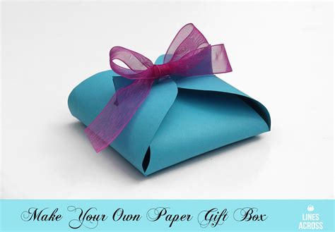paper gift box lines