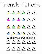 Triangle Patterns Coloring Built California Usa sketch template