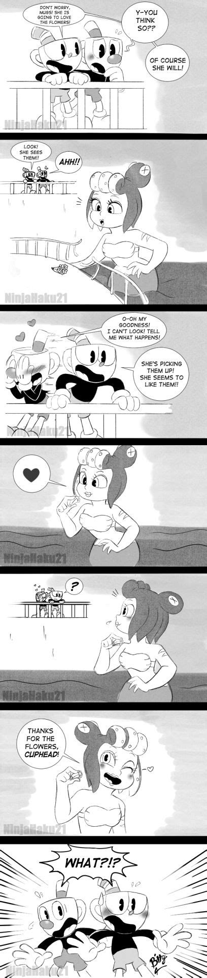A Cuphead And Mugman Comic Featuring Cala Maria My Sister And I