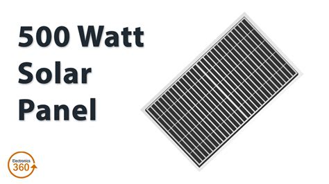 watt solar panel electronics