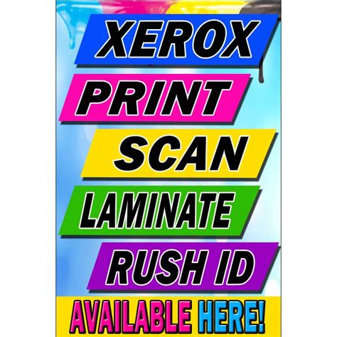 xeroxprintrush idlaminate tarpaulin printing