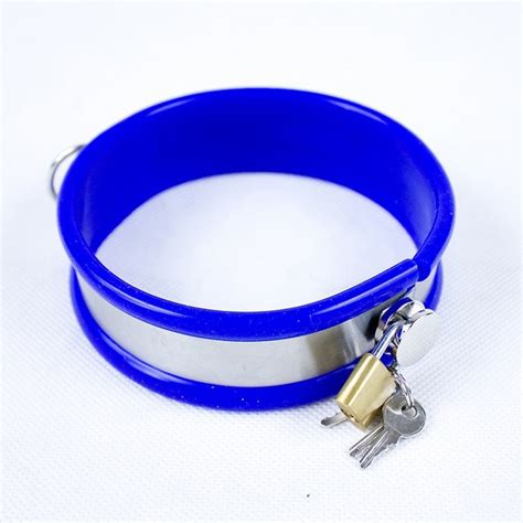 2 color stainless steel collar bondage restraints sex collar with lock