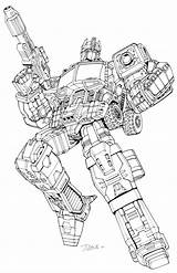 Transformers Optimus Energon Megatron Unreleased Redecos Artwork Tfw2005 sketch template