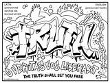 Coloring Graffiti Pages Printable Words Street Color Sheets York Kids Latin Print Book Multicultural Adult Alphabet Nyc Books Subway Getdrawings sketch template