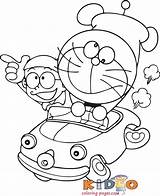 Doraemon Colouring Nobita Kidocoloringpages sketch template
