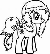 Pony Coloring Pages Lyra Little Clipart sketch template