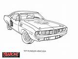 Mopar 1967 Buick Muscle Skylark Drivin sketch template