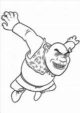 Shrek Pages Coloring Print sketch template