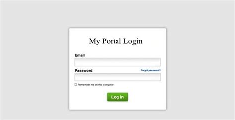 My Portal Login Portal Login Login Page