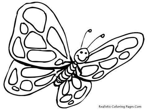 realistic butterfly coloring pages realistic coloring pages