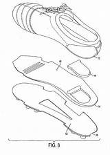 Soccer Drawing Cleats Cleat Outline Getdrawings sketch template
