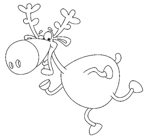 funny reindeer coloring page coloringcrewcom
