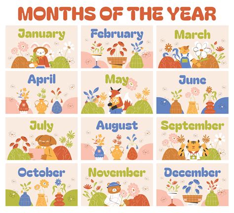 months   year clipart  months   year clipart stock