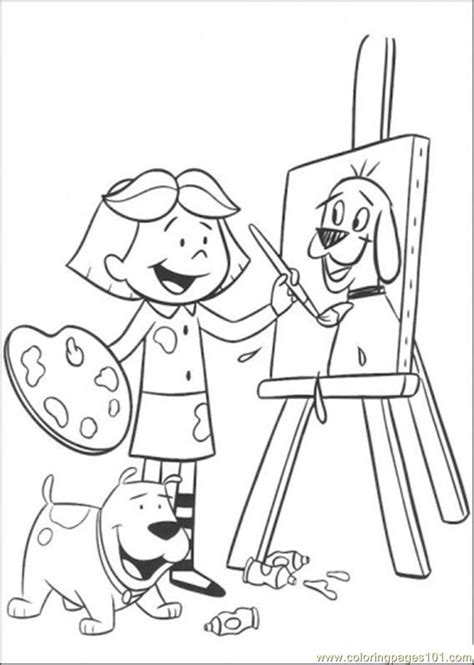 painting coloring page coloring home