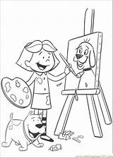 Coloring Painting Pages Paint Kids Popular sketch template