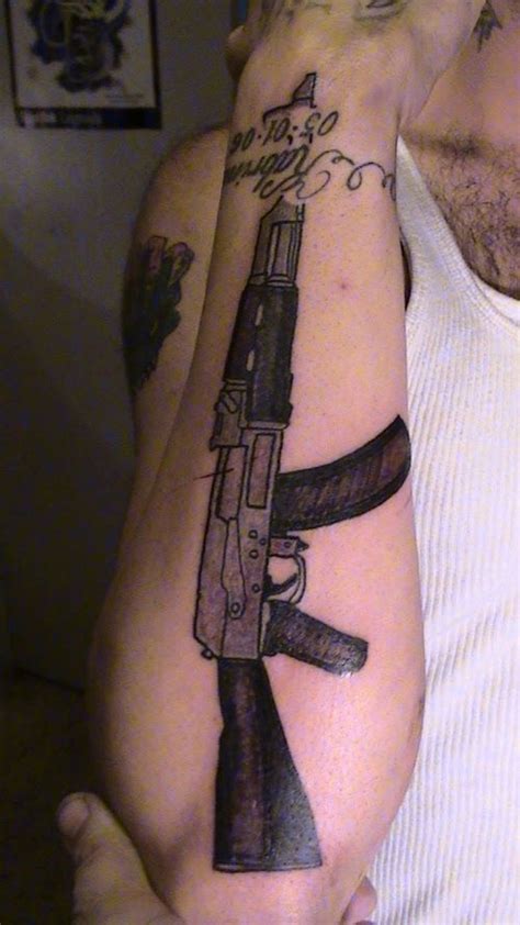 30 Ak 47 Tattoos With Meanings And Their Exploding Popularity Tattooswin