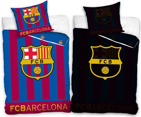 dekbed fc barcelona glowinthedark voetbalshirt tenue
