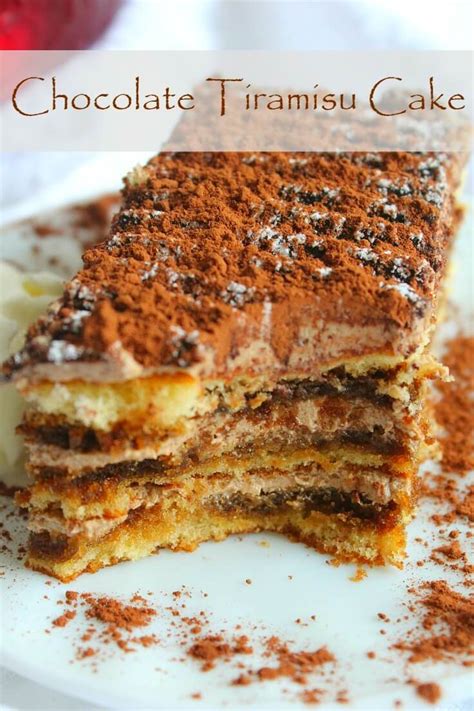 chocolate tiramisu cake recipe