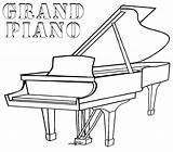 Piano Coloring Grand Pages Printable Print Kids Music Drawing Description Getdrawings Keys Categories Popular Game Coloringonly sketch template
