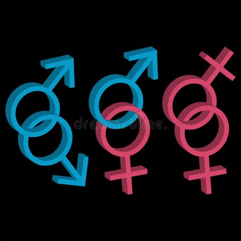 transgender icons stock vector illustration of romantic 34278679
