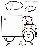 Camion Coloriage Maternelle sketch template