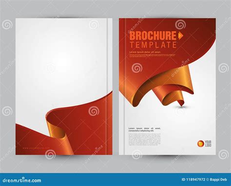 creative business brochure flyer cover design layout stock vector