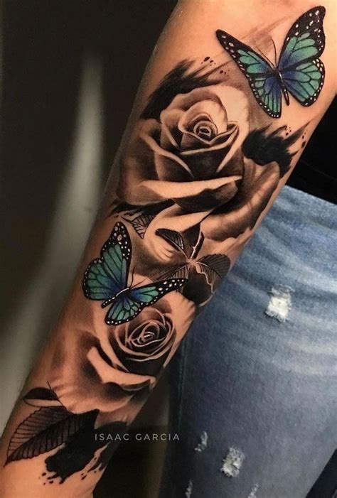 forearm female butterfly tattoo arm sleeve  saesipapictgbz