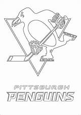 Penguins Coloring Nhl Lnh Penguin Edmonton Oilers Ausmalen Ausmalbild Braves Supercoloring Imprimé Fois sketch template