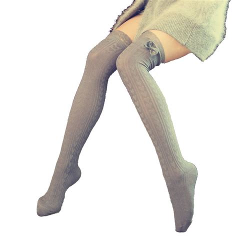 spring autumn winter warm stockings lace bow japanese