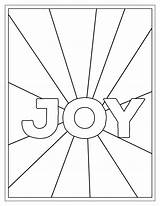 Coloring Printable Christmas Pages Joy Kids Easy Paper Trail Fun Merry Papertraildesign Activity Printing sketch template