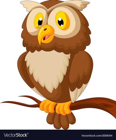 vector illustration  cute owl cartoon    preview  high quality adobe