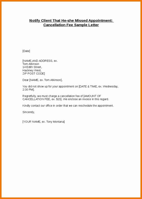 client termination letter template inspirational cancellation letter
