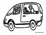 Van Vans Coloring Mini Pages Family Colormegood Transportation sketch template