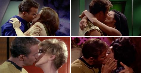 Watch All Of Captain Kirks Captivating Kisses On Star Trek