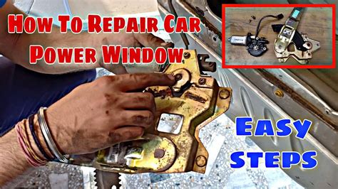 repair car power window fix car power window youtube