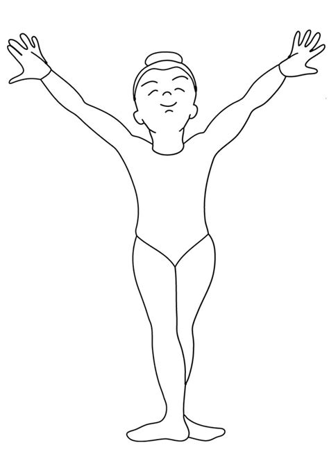 coloring pages gymnastics coloring pages floor