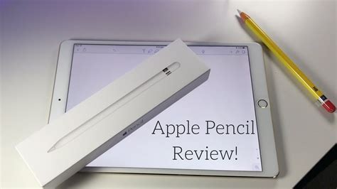 apple pencil review  ipad pro youtube