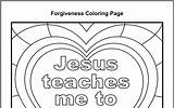 Catechist Forgiveness sketch template