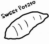 Potato Sweet Coloring Pages Yam Potatoes Vegetable Drawing Kids Patterns Colouring Printable Color Vegetables Search Sheets Getdrawings Related Print Again sketch template