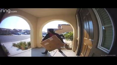 merced police searching for porch pirates caught on camera
