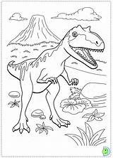 Train Coloring Dinosaur Pages Dinokids Kids Close Getcolorings Color sketch template