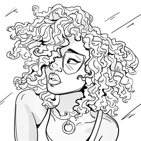 printable coloring pages  black girls