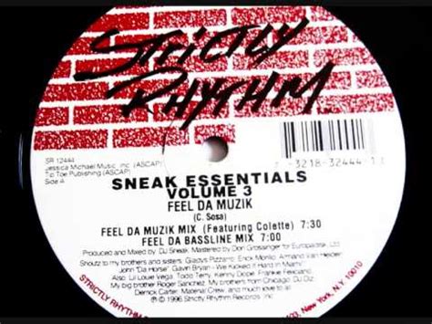 dj sneak feel da muzik feel da bassline mix  youtube