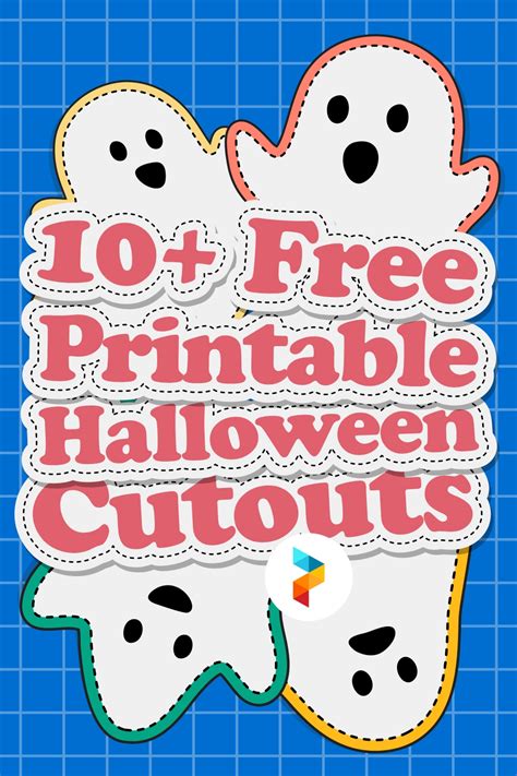 printable halloween cutouts    printablee