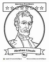 Coloring Abraham Presidents Abe Getdrawings sketch template